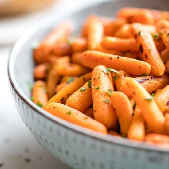 Oven Roasted Carrots - Recipe photo by Two Healthy Kitchens