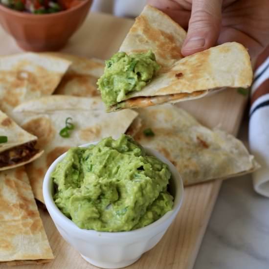 Vegan Bean and Cheese Quesadillas - Recipe photo by My Life After Dairy