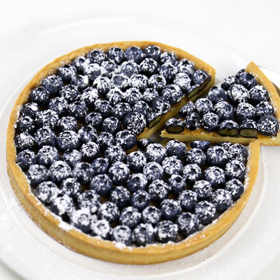 The best blueberry tart - Recipe photo by plantbasedrecipe2020