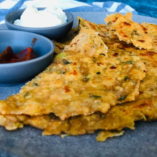 Sourdough bottle gourd paratha - Recipe photo by spicytamarind