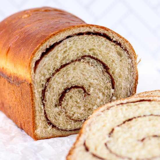 Cinnamon Swirl Bread - Recipe photo by Bakes and Blunders