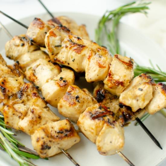 Rosemary Ranch Chicken Kabobs - Recipe photo by fakeginger
