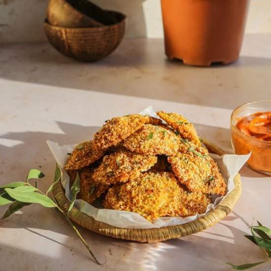 Oven-Toasted Indian Ravioli w/t Dip - Recipe photo by cookingwithparita