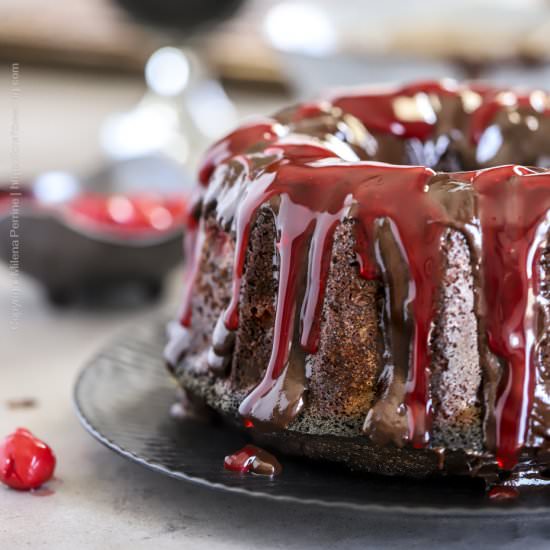 Chocolate Cherry Cake - Recipe photo by Craft Beering