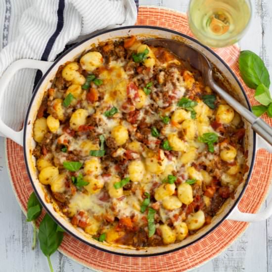 Baked Gnocchi Bolognaise - Recipe photo by icingonthesteak