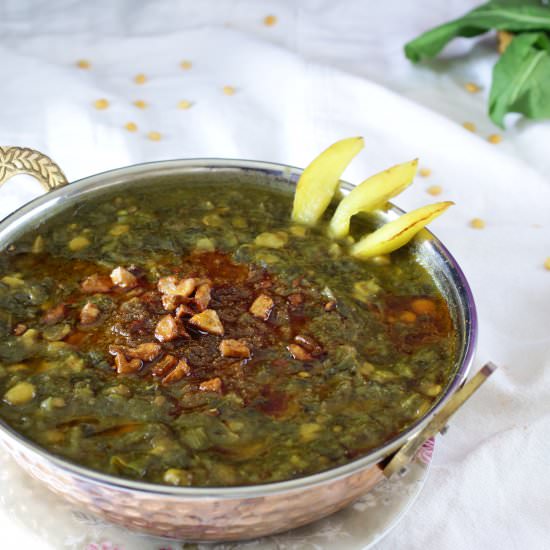 Sai Bhaji ] healthy Spinach Lentils - Recipe photo by My Culinary Expressions