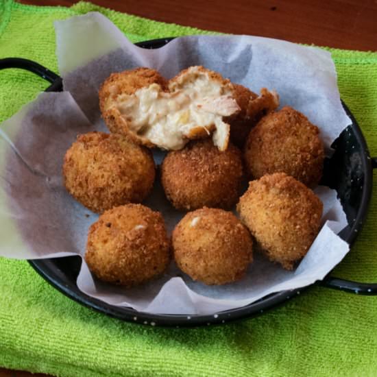 Mushroom Cream & Chicken Croquettes - Recipe photo by Artemis_eats