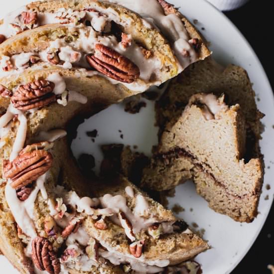 Cinnamon Swirl Zucchini Cake - Recipe photo by lesyaholzapfel
