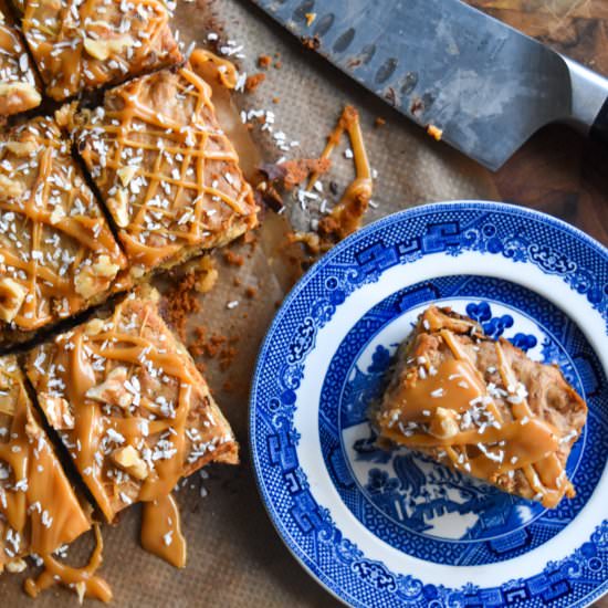 Ultimate Paradise Pie Blondie - Recipe photo by Waitingforblancmange