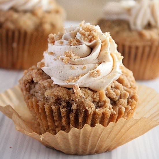 Cinnamon Cupcakes - Recipe photo by biggreenhouse