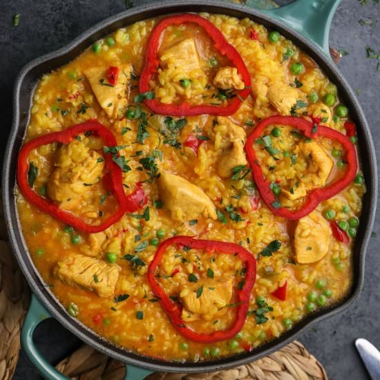 arroz con pollo a la chorrera - Recipe photo by fatgirlhedonist