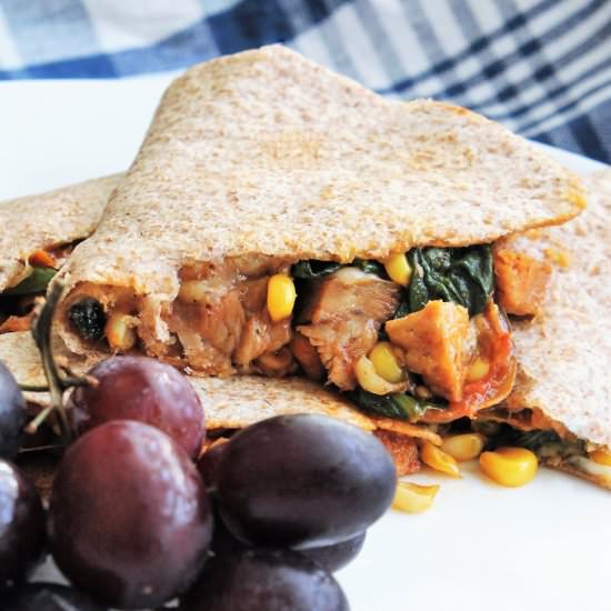 Guilt-Free Quesadillas - Recipe photo by MyRecipeReviews