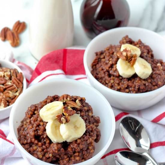Chocolate Buckwheat Porridge - Recipe photo by alternativedish