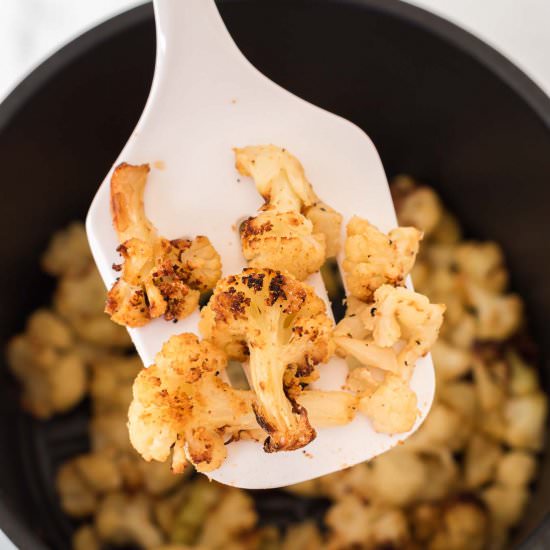 Air Fryer Frozen Cauliflower - Recipe photo by buildyourbite