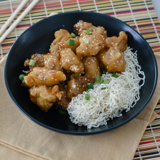 Honey Sesame Chicken - Recipe photo by Feed Your Soul