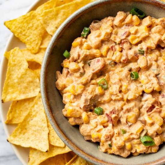 easy cream cheese corn dip - Recipe photo by saltandlavender