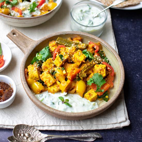 Easy Vegetable Bhuna - Recipe photo by veganpunks