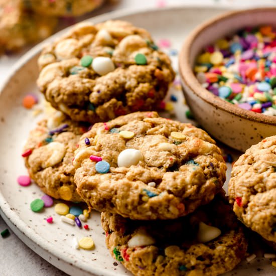 funfetti oatmeal cookiees - Recipe photo by freshaprilflours