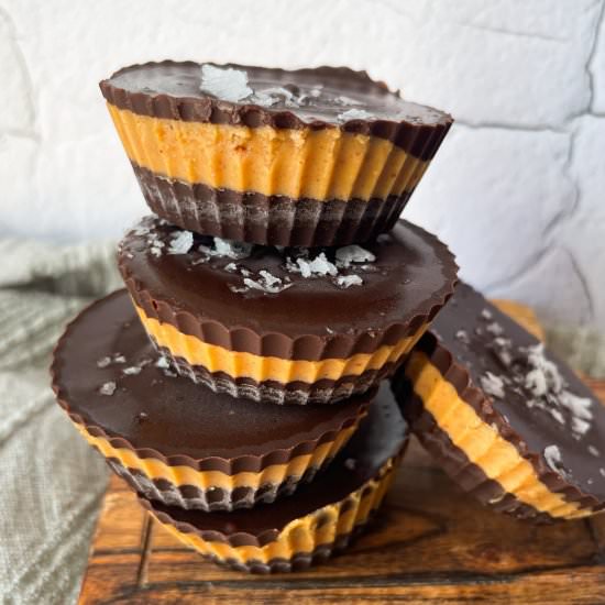 Healthy Chocolate PB Cups - Recipe photo by frozen_bananas_
