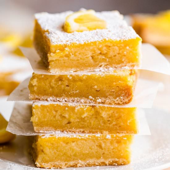 Classic Lemon Bars - Recipe photo by easyweeknightrecipes