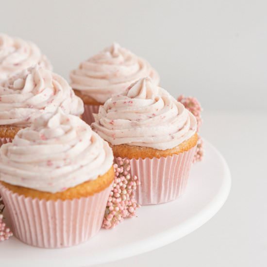 Strawberry Filled Cupcakes - Recipe photo by amandawilens