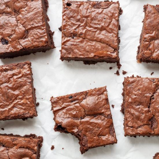 Cassava Flour Brownies (Nut Free) - Recipe photo by Organicallyaddison