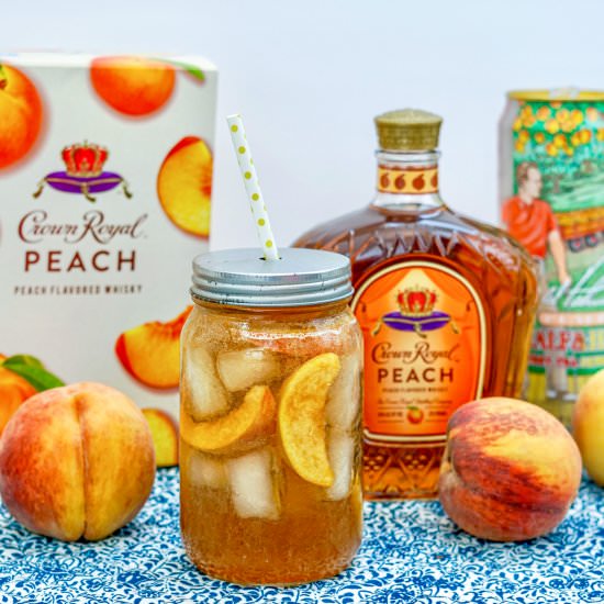 Crown Royal Peach Tea - Recipe photo by Everything Pretty