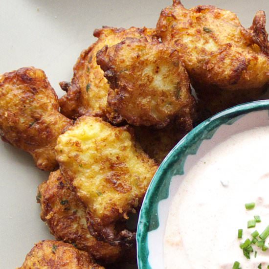 Puffy Cauliflower Fritters - Recipe photo by spainkitchen