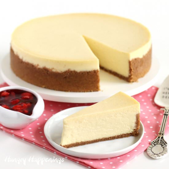 Classic Cheesecake Recipe - Recipe photo by Hungry Happenings