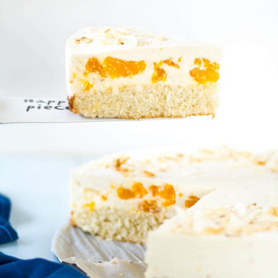 Coconut Tangerine Torte - Recipe photo by Blondie-ish at kitchen