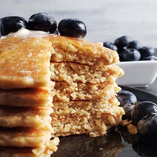 Sourdough Oatmeal Pancakes - Recipe photo by RaspberriesAndKohlrabi