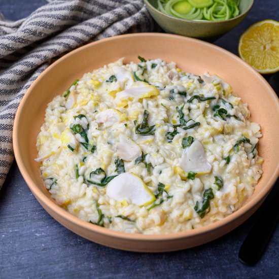 Easy Smoked Haddock Risotto - Recipe photo by skinnyspatula