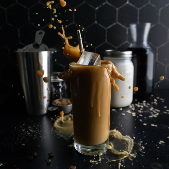 Iced Brown Sugar Oat Milk Cold Brew - Recipe photo by foodworthfeed