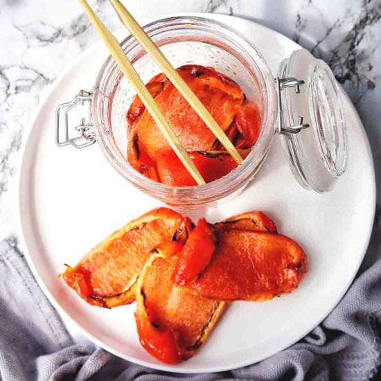 Air Fryer Roasted Red Peppers - Recipe photo by SweetCaramelSunday