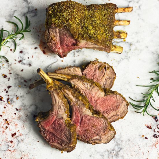 Step-By-Step Roasted Rack of Lamb - Recipe photo by TasteAbroad
