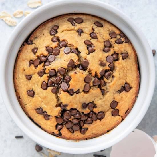 CHOCOLATE CHIP BAKED OATS - Recipe photo by healthyfitnessmeals