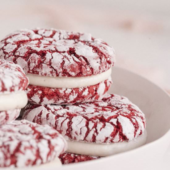 Red Velvet Sandwich Cookies - Recipe photo by amandawilens