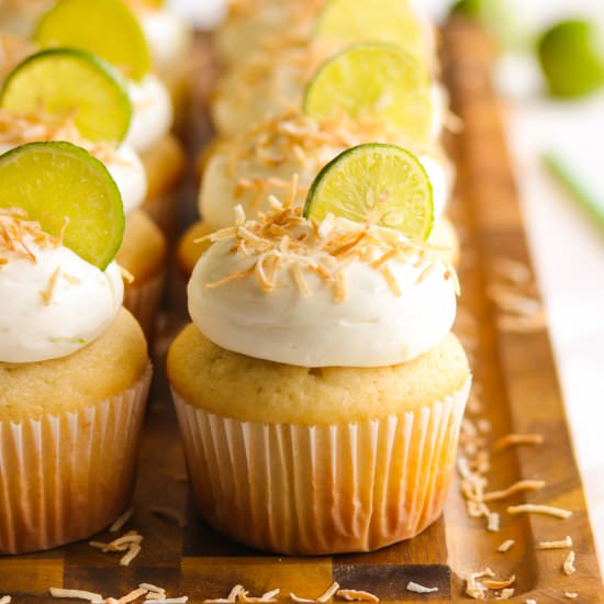 Coconut Key Lime Cupcakes - Recipe photo by A baJillian Recipes