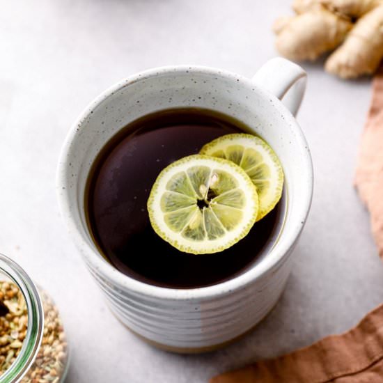 Easy Homemade Tea For Digestion - Recipe photo by Darn Good Veggies