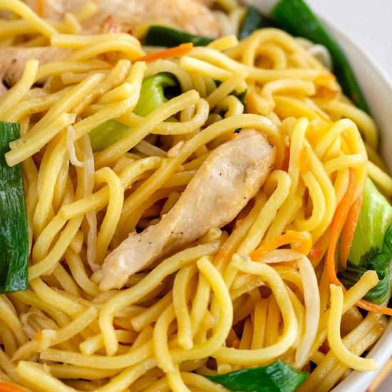 Chicken Lo Mein - Recipe photo by Jessica Gavin
