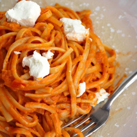 Gigi Hadid Spicy Vodka Sauce Pasta - Recipe photo by seasonandthyme