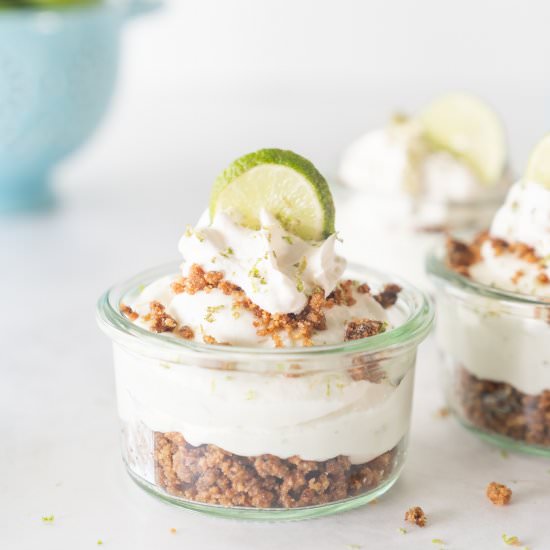 Keto No Bake Key Lime Pie in a Jar - Recipe photo by HealthStartsintheKitchen