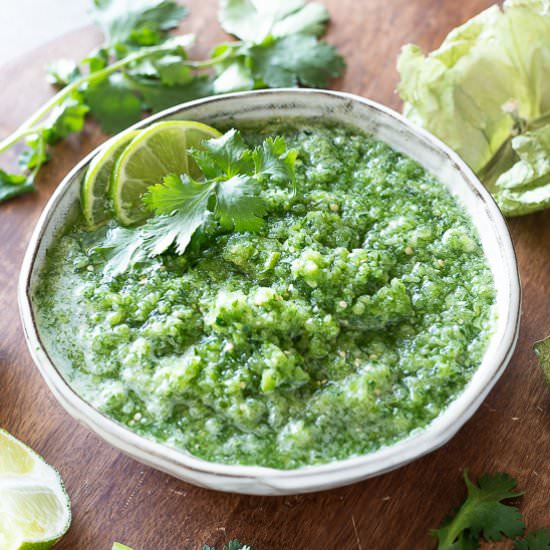Tomatillo Salsa Recipe - Recipe photo by flavorthemoments