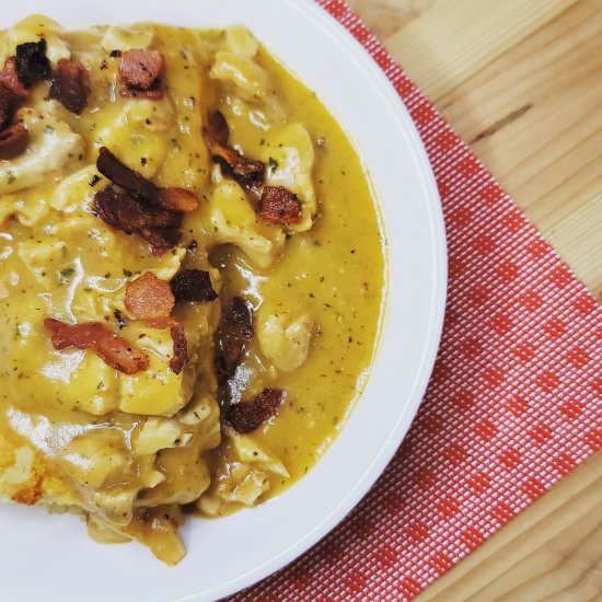 Chicken Biscuits & Gravy - Recipe photo by Estelle Forrest