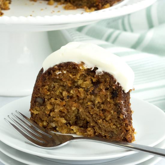 Hummingbird Carrot Bundt Cake - Recipe photo by borrowedbites