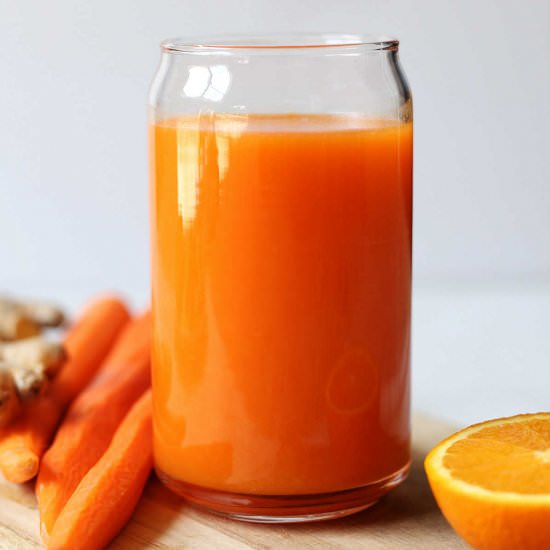 Cinnamon Ginger Carrot Juice - Recipe photo by Delightful Mom Food