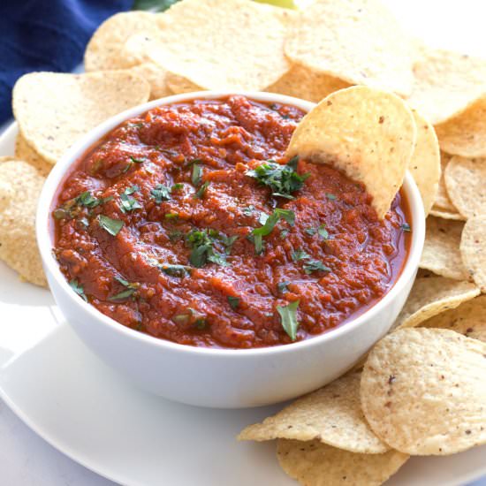 Cooked Street Taco Salsa - Recipe photo by borrowedbites