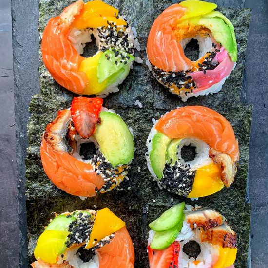 Sushi Donuts - Recipe photo by aznjenny28
