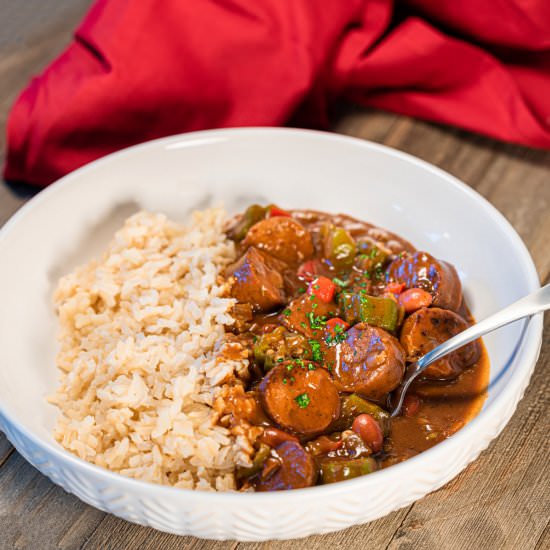 Vegan Gumbo Louisiana Style - Recipe photo by danceswithknives