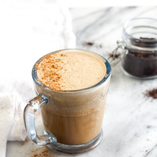 Vegan Oil Free Bulletproof Coffee - Recipe photo by Darn Good Veggies